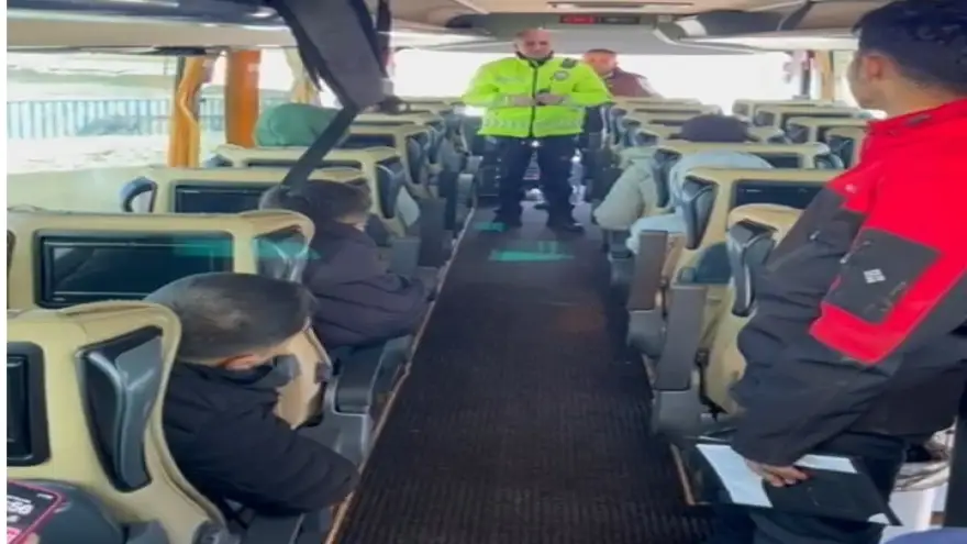 Ağrı’da emniyet kemeri uyarısı