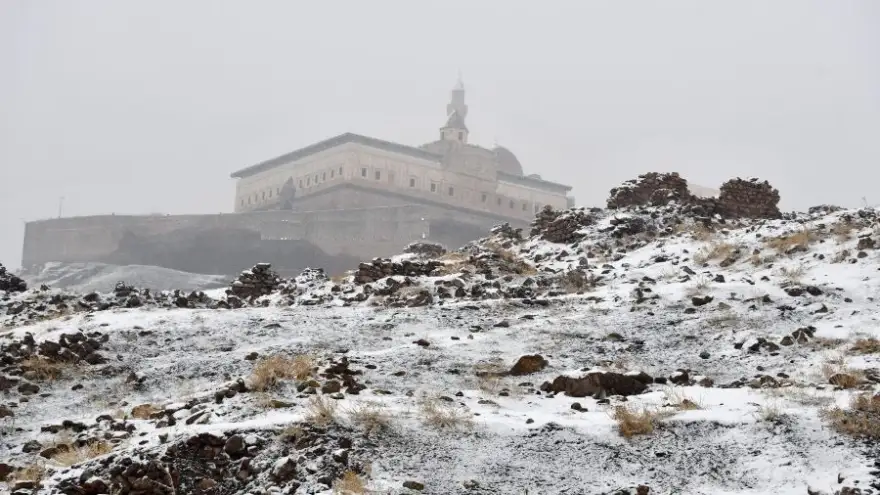 Doğubayazıt'ta Soğuk hava etkili