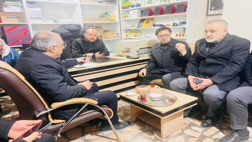 Ak Parti Doğubayazıt Belediye Başkan Adayı Cengiz Çelik Gazetemizi ziyaret etti