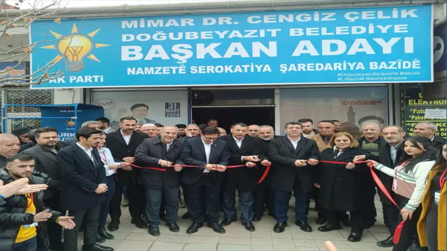 Ak Parti Doğubayazıt Seçim Koordinasyon Merkezi Faaliyete Geçti