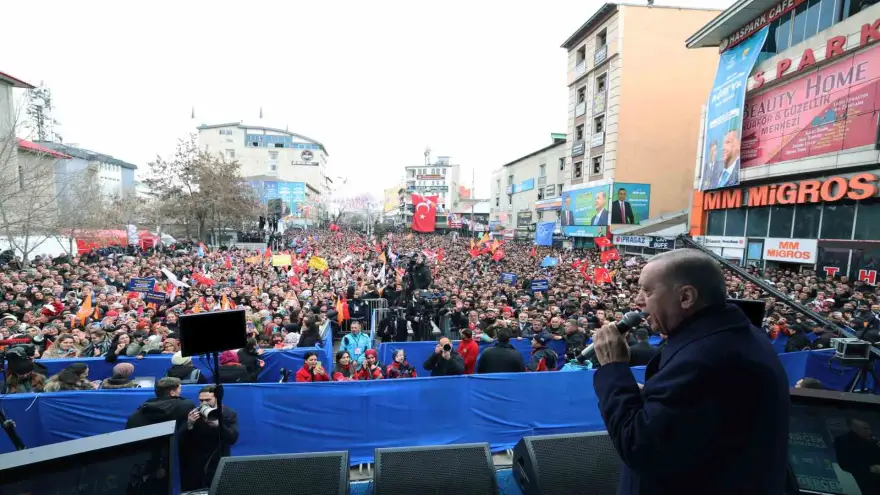 Cumhurbaşkanı Erdoğan, Ağrı mitinginde konuştu: "Başka Ağrı yok, başka Türkiye yok"