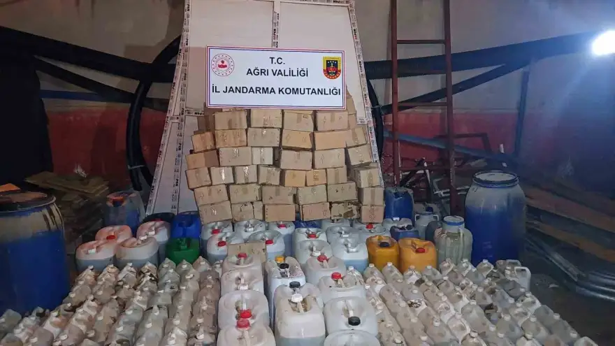 Doğubayazıt'ta jandarmadan sahte şampuan operasyonu