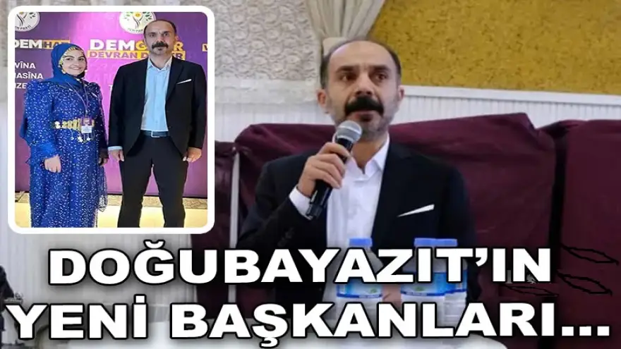 KENAN ALKAN VE AYGÜL AŞAN DOĞUBAYAZIT BELEDİYE EŞ BAŞKANLARI OLDU…