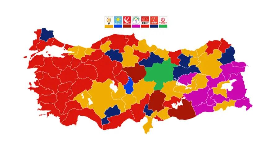 2024 Yerel Seçim Sonuçları! İşte Türkiye Geneli 31 Mart İl İl Yerel Seçim Sonuçları