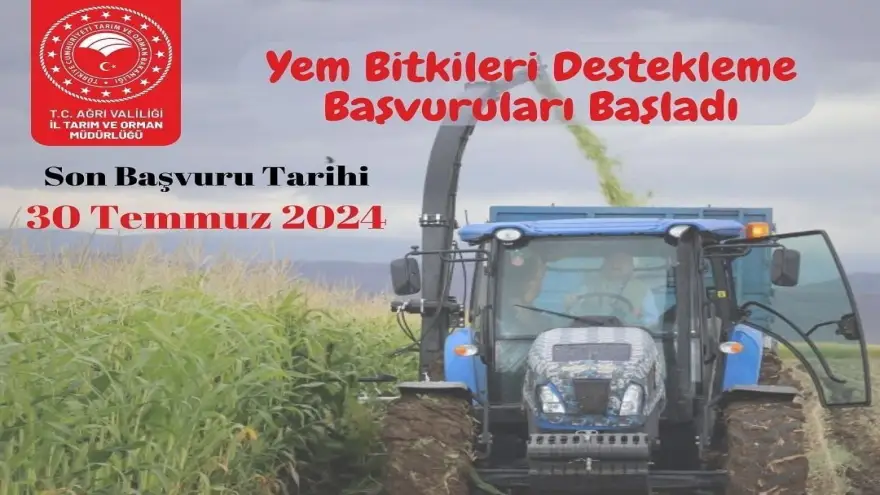 Ağrı’daki çiftçilere Yem Bitkileri Destekleme Başvuruları Açıldı!