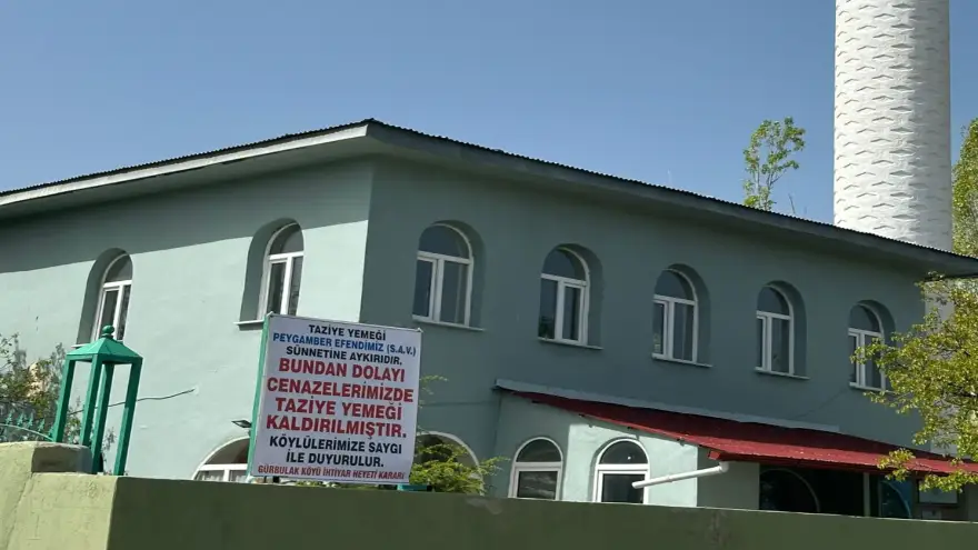 Gürbulak Köyü'nde Taziye Yemeği Sonlandırıldı