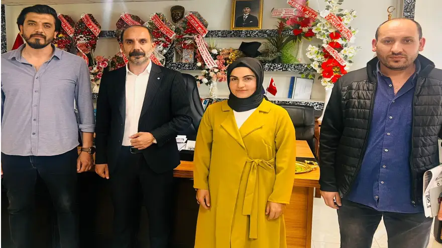 Gazete Yönetimimiz, Eş Başkanlara hayırlı olsun Ziyaretinde Bulundu