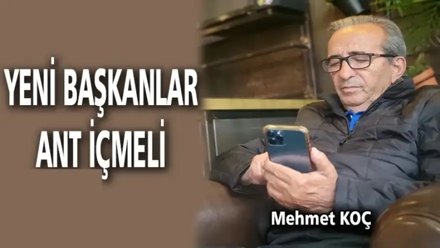 YENİ BAŞKANLAR; ANT İÇECEKLERİNE BORÇ PANKARTLARI ASIYORLAR