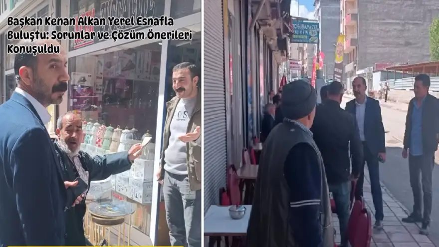 Başkan Kenan Alkan, Esnafları ziyaret etti