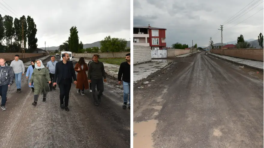 Doğubayazıt Belediyesi  Asfalt ve Sathi Kaplama Çalışmalarına Start Veriyor.