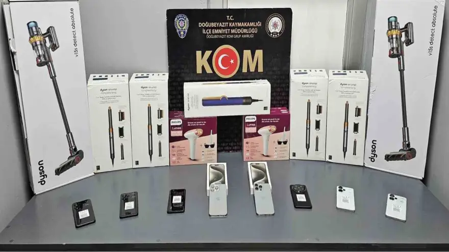 Doğubayazıt'ta 500 bin TL değerinde gümrük kaçağı malzeme ele geçirildi