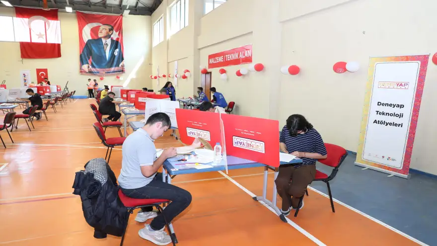 DENEYAP Teknoloji Atölyeleri için Ağrı 'da uygulama sınavı yapıldı