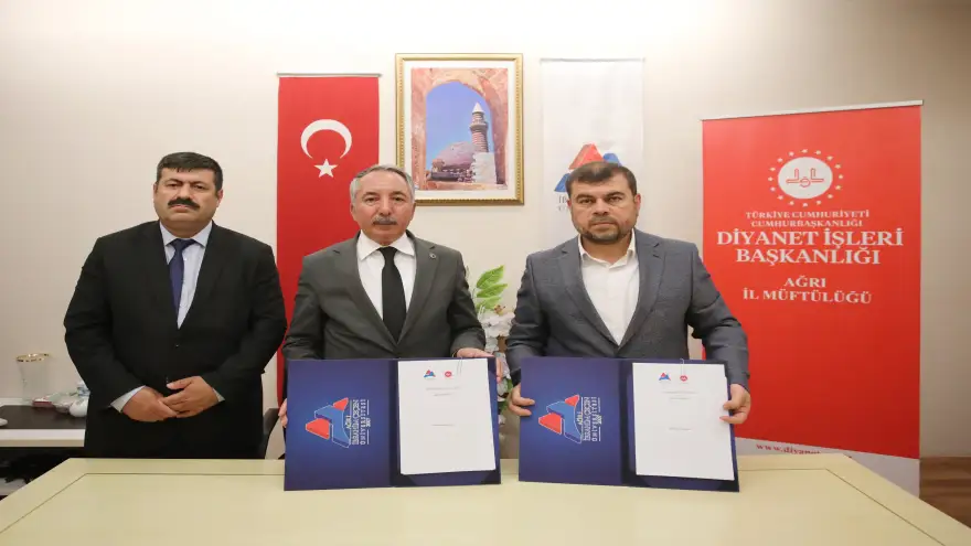 AİÇÜ ile Ağrı İl Müftülüğü Arasında İş Birliği Protokolü İmzalandı