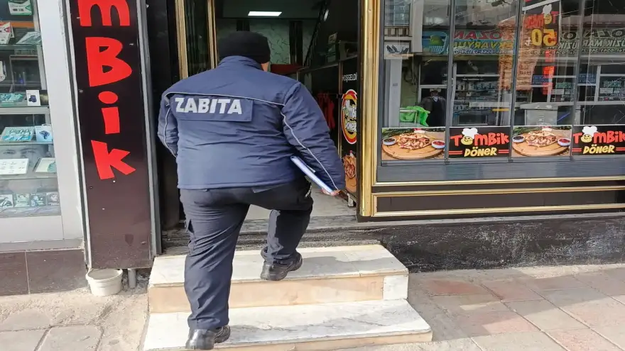 DOĞUBAYAZIT BELEDİYESİ ZABITA EKİPLERİ HALKIN SAĞLIĞI İÇİN GÖREV BAŞINDA