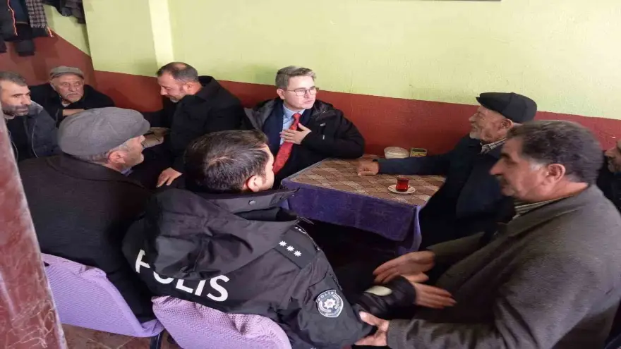 Taşlıçay Kaymakamı Emirhan Arıkan’dan esnaf ziyareti