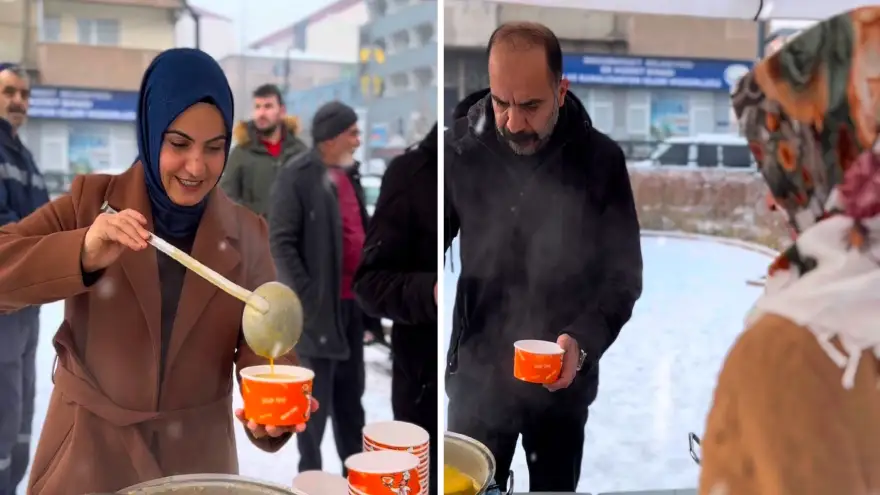 Doğubayazıt Belediyesinden Çorba ikramı