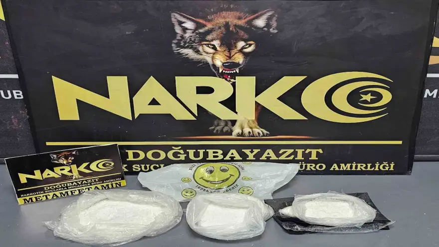 Doğubayazıt’ta tırda 1 kilo 728 gram metamfetamin ele geçirildi