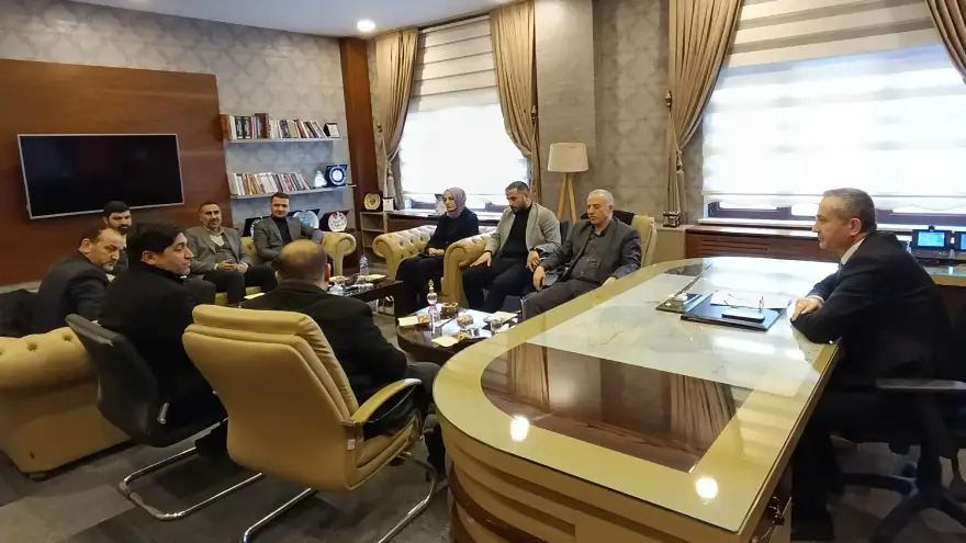 Ağrı İl Müftüsü Şafak ve STK temsilcilerinden Milli Eğitim Müdürü Kökrek’e ziyaret