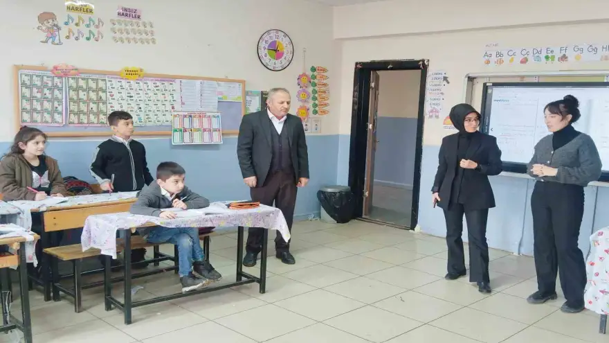 İlçe Milli Eğitim Müdürü Zeynep Oğuz Çam’dan okul ziyaretleri