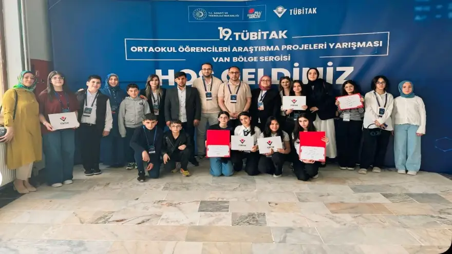 Ağrı’dan 4 proje, TÜBİTAK Bölge Finali’nde ödül aldı