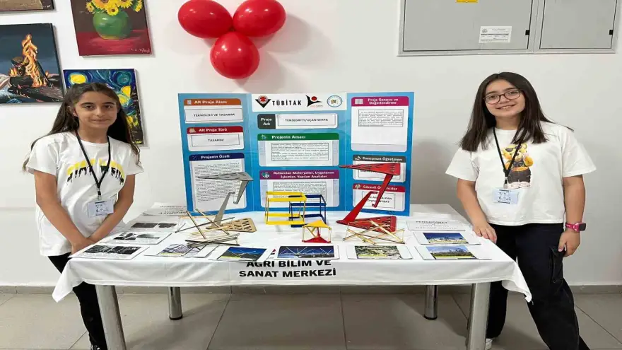 Ağrı’da öğrenciler TÜBİTAK desteğiyle bilimsel projelerini sergiliyor