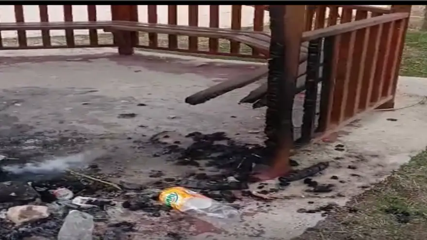 Kimliği Belirsiz Kişiler Hacı Cemal Semetay Parkı’na Zarar Verdi