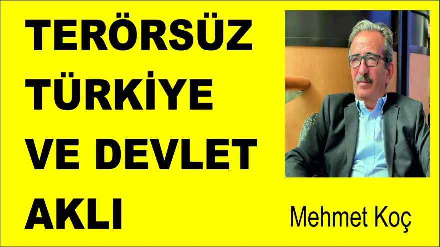 TERÖRSÜZ TÜRKİYE VE DEVLET AKLI