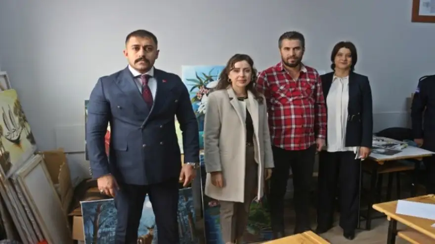 Açık cezaevinde hükümlülere meslek edindirme kursları başladı