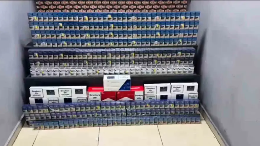 Doğubayazıt'ta 2 bin paket kaçak sigara ele geçirildi