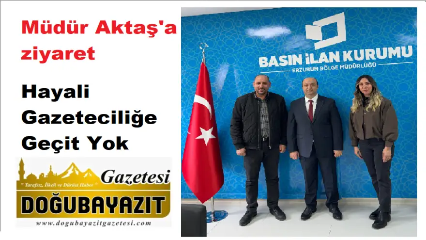 Müdür Aktaş'a ziyaret