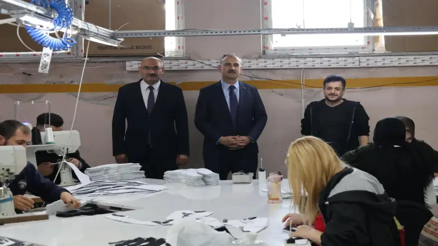 VALİ BOZKURT’TAN ÜRETİME VE İSTİHDAMA TAM DESTEK