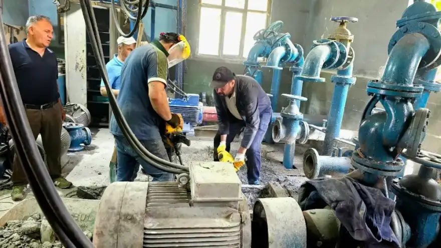 AĞRI BELEDİYESİ İÇME SUYU ALTYAPISINI YENİLERKEN KAPASİTEYİ ARTIRDI