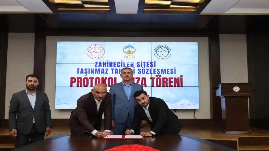 Zahireciler Sitesi İçin İmzalar Atıldı