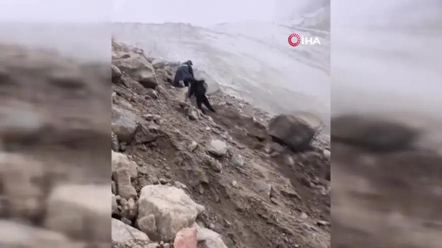 Doğubayazıt'ta Dağcılar tehlike atlattı