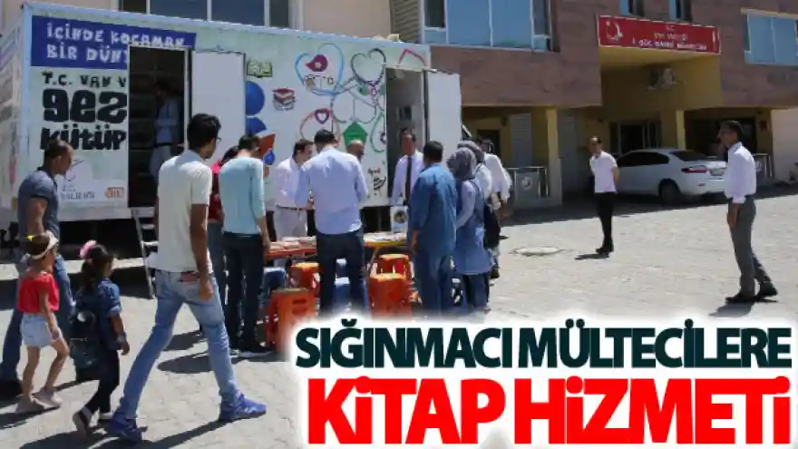 Sığınmacı mültecilere kitap hizmeti
