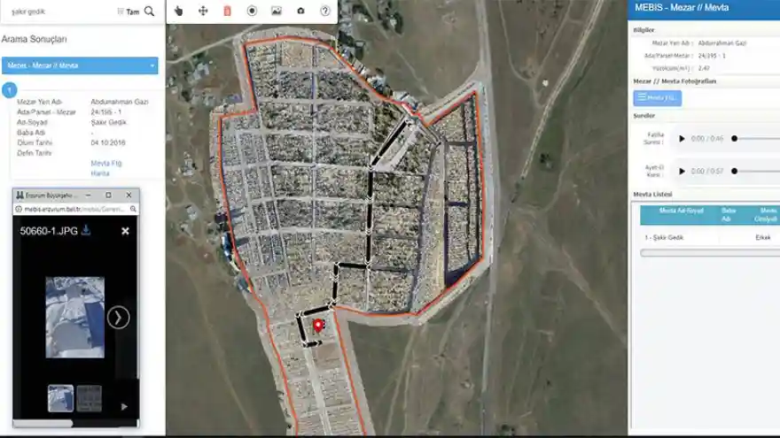 MEBİS'le Mezarlıklar İnternette
