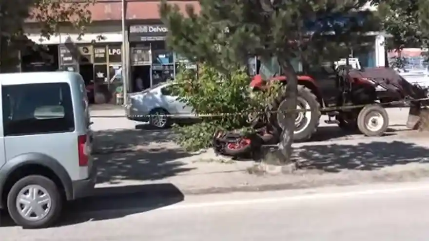 Motosikletin Çarptığı Kadın Öldü

