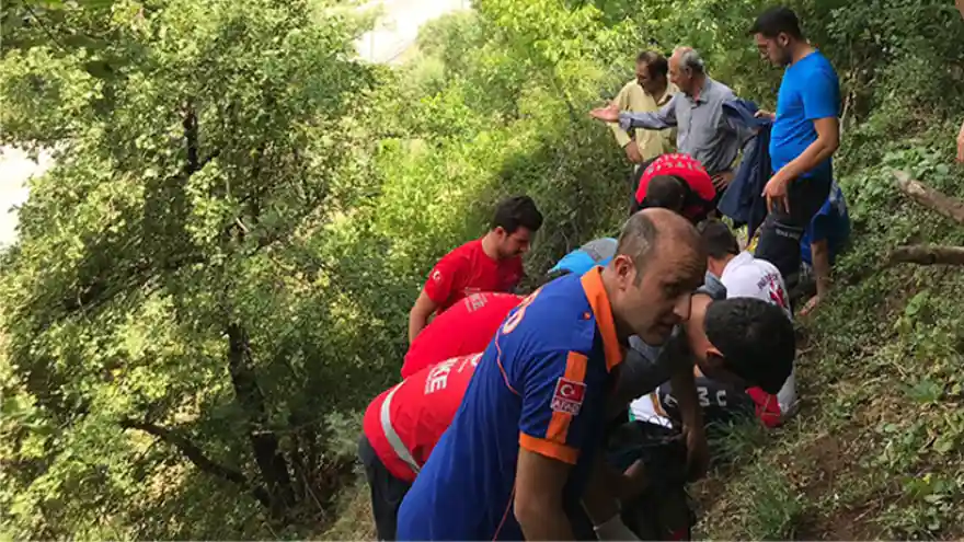 Ağaca Tutunarak Kurtuldu

