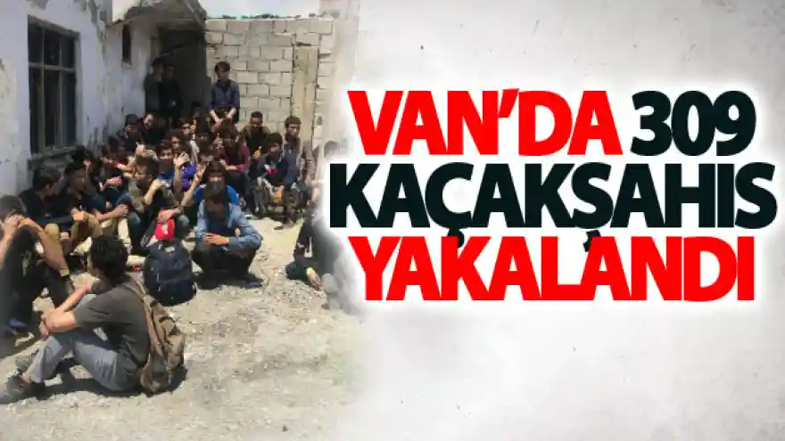 Van'da 309 kaçak şahıs yakalandı
