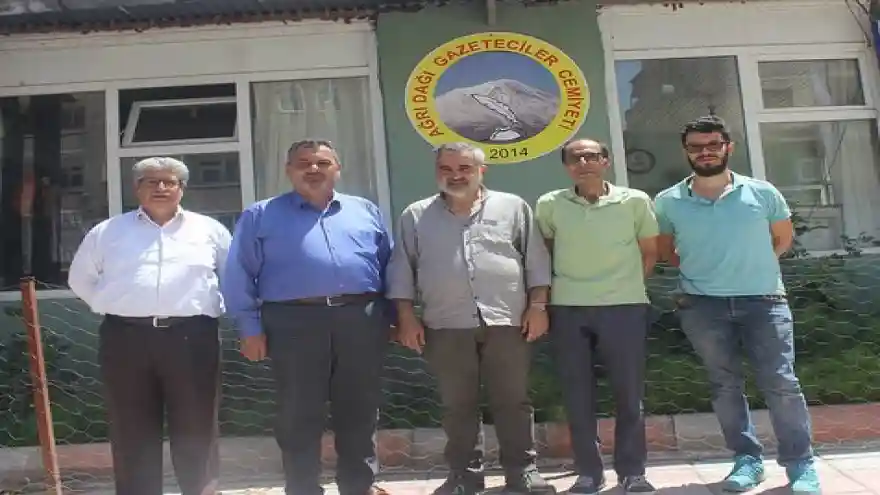 AĞRI DAĞI GAZETECİLER CEMİYETİNE ZİYARET