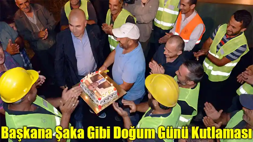 Başkana Şaka Gibi Doğum Günü Kutlaması
