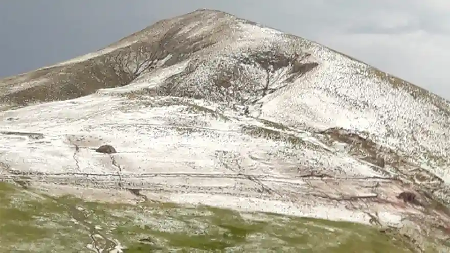 Erzurum'a Ağustos Karı
