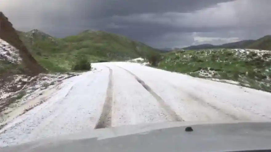 Dolu Kar Gibi Yolları Beyaza Bürüdü 
