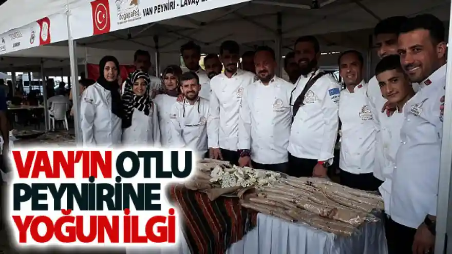 Van'ın otlu peynirine yoğun ilgi
