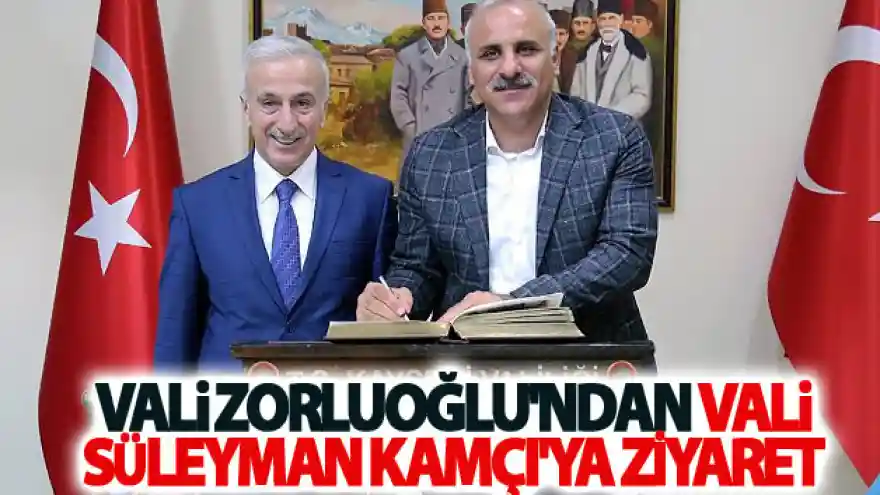 Van Valisi Murat Zorluoğlu'ndan Vali Süleyman Kamçı'ya ziyaret
