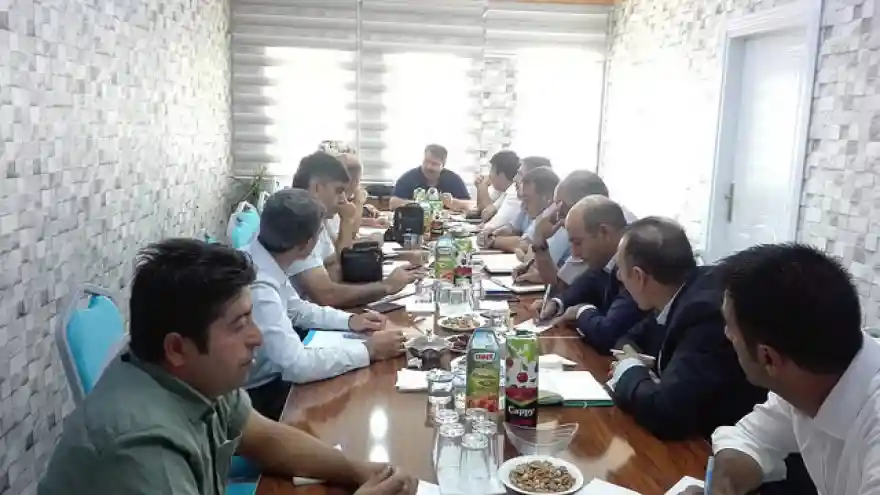AĞRI'DA İLÇE MİLLİ EĞİTİM MÜDÜRLERİ TOPLANTISI YAPILDI