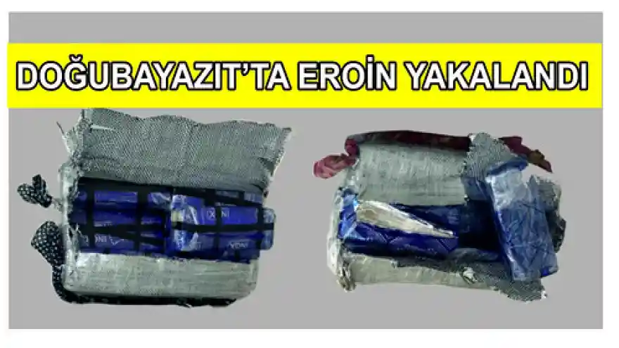 DUR İHTARINA UYMAYAN ARABADA YÜKLÜ MİKTARDA EROİN YAKALANDI