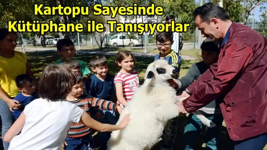 Kartopu Sayesinde Kütüphane ile Tanışıyorlar
