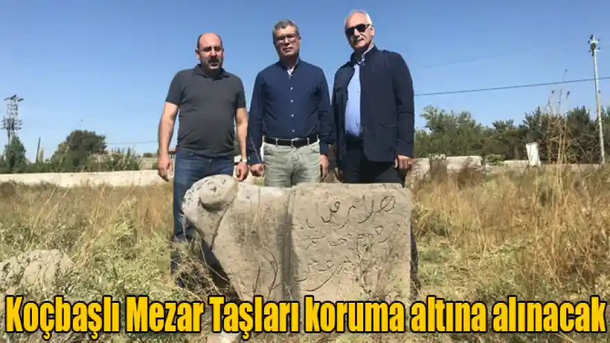 Koçbaşlı Mezar Taşları koruma altına alınacak