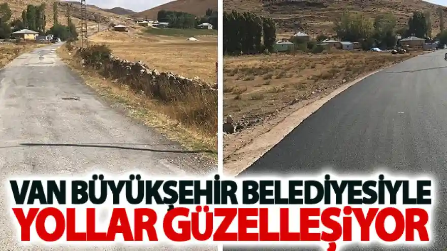 Van Büyükşehir Belediyesiyle yollar güzelleşiyor
